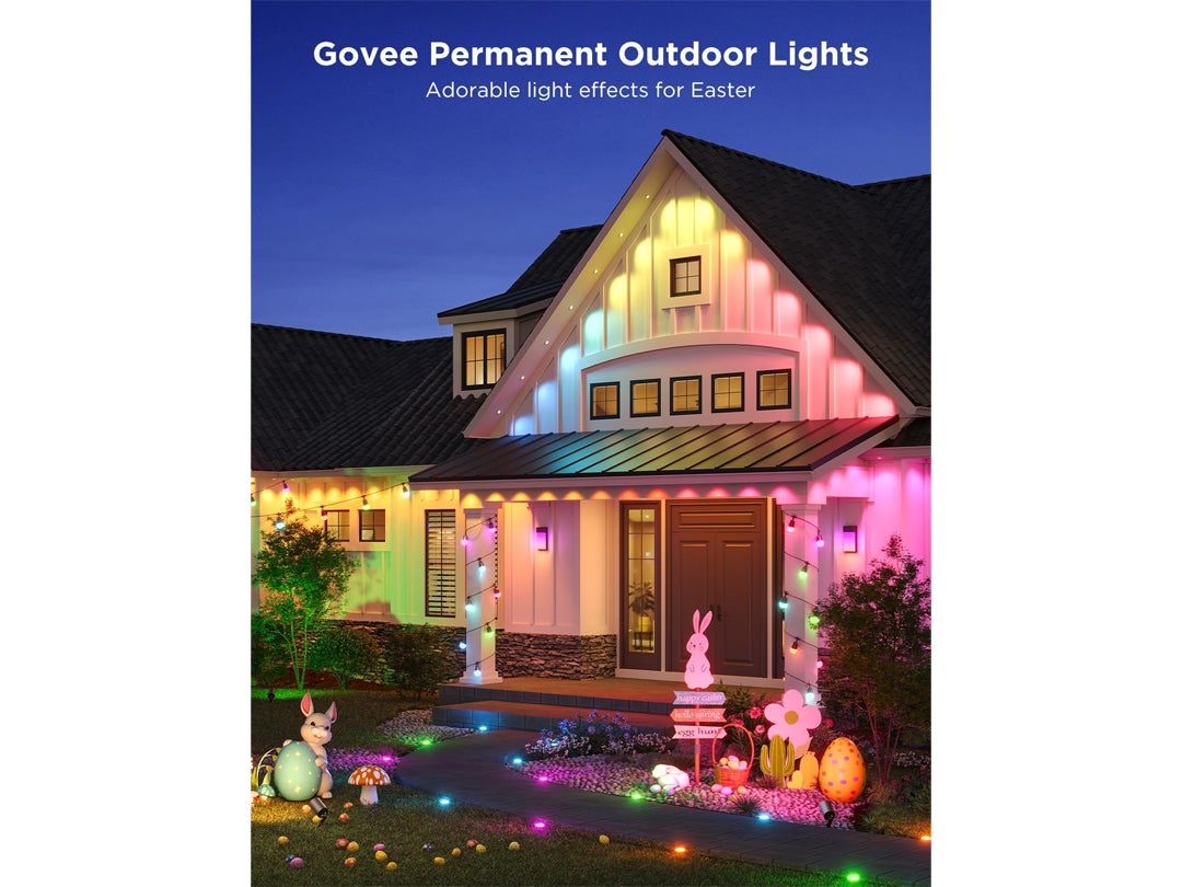 Govee RGBIC LED Permanent Outdoor Lights 50ft(15m) Govee RGBIC LED Permanent Outdoor Lights 50ft(15m)